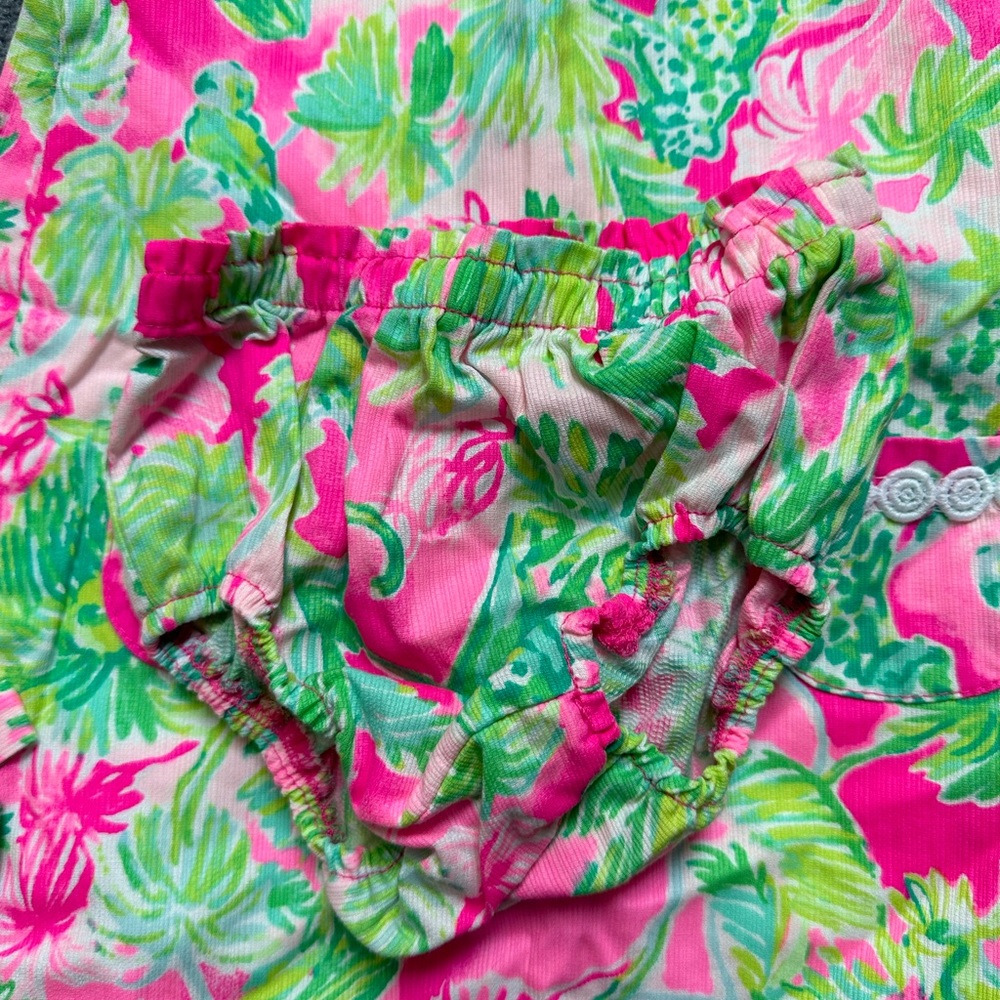 Lilly Pulitzer baby knit shift dress & bloomers in Hanging Around - Picture 4 of 9